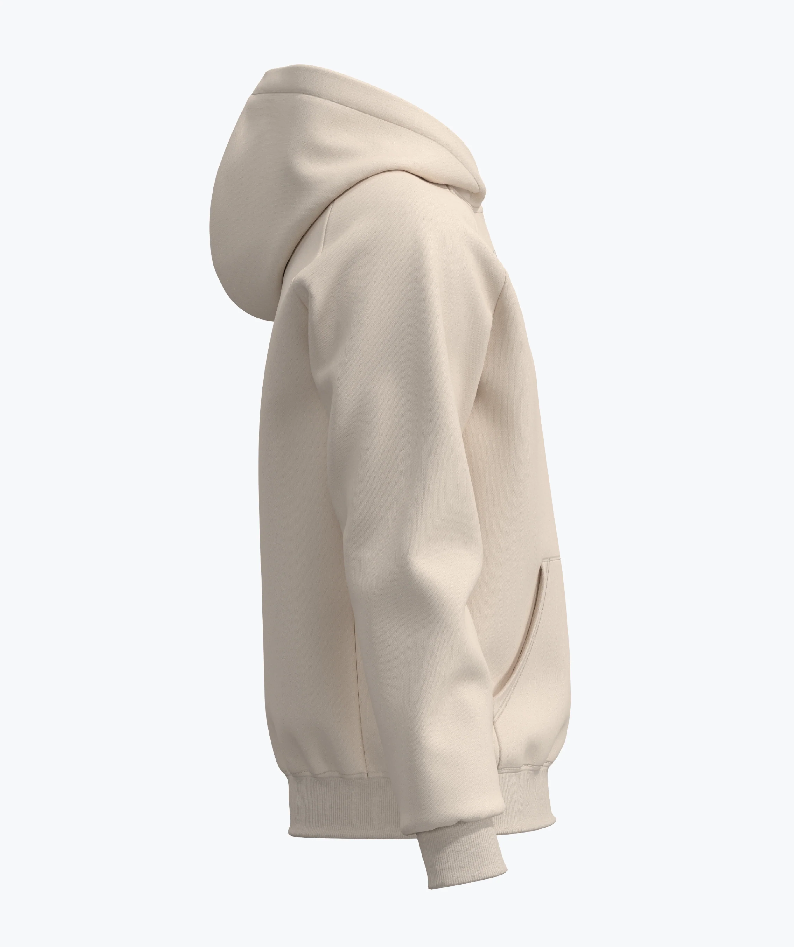 Athleisure Hoodie - Creme - Image 7