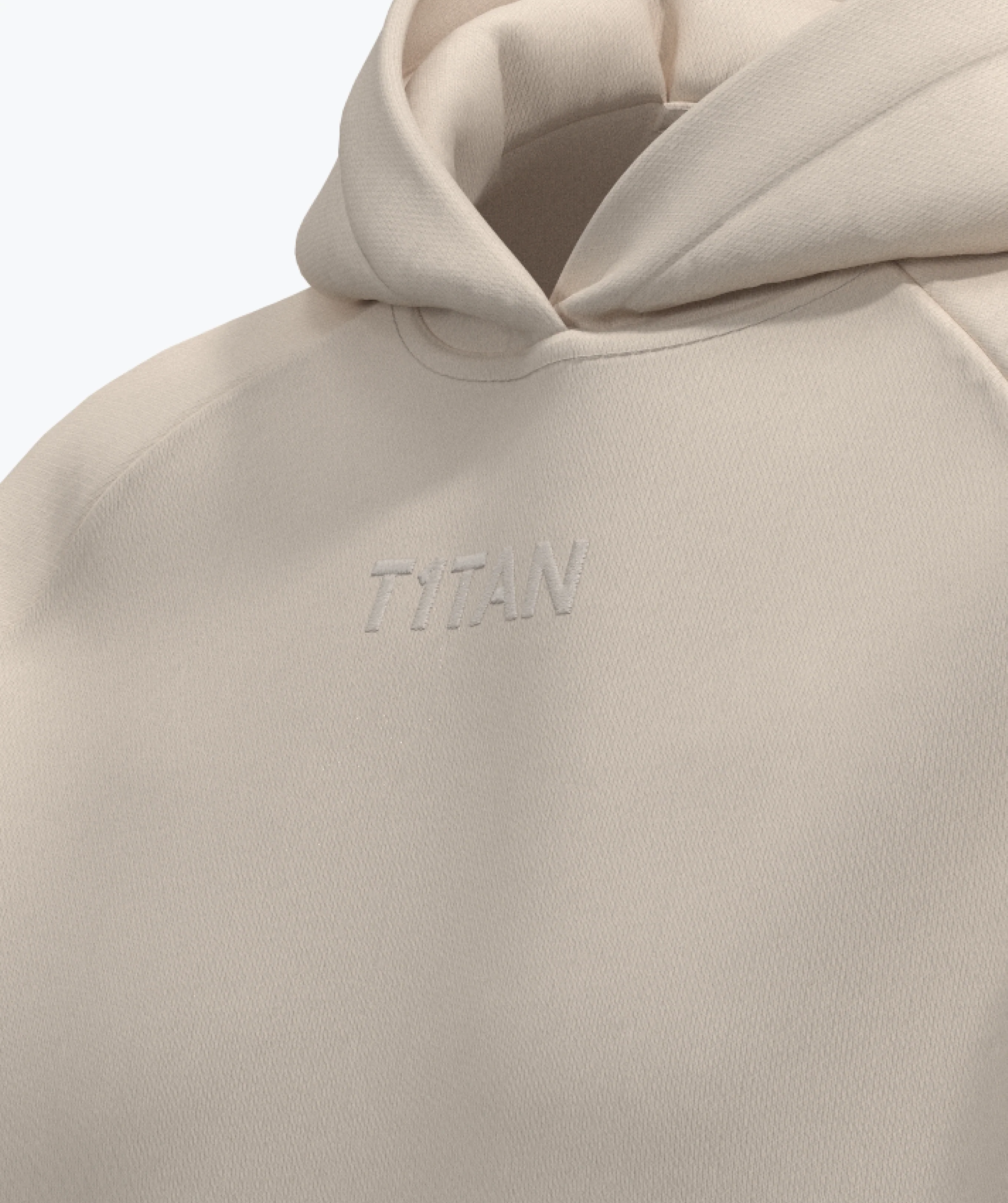 Athleisure Hoodie - Creme - Image 8
