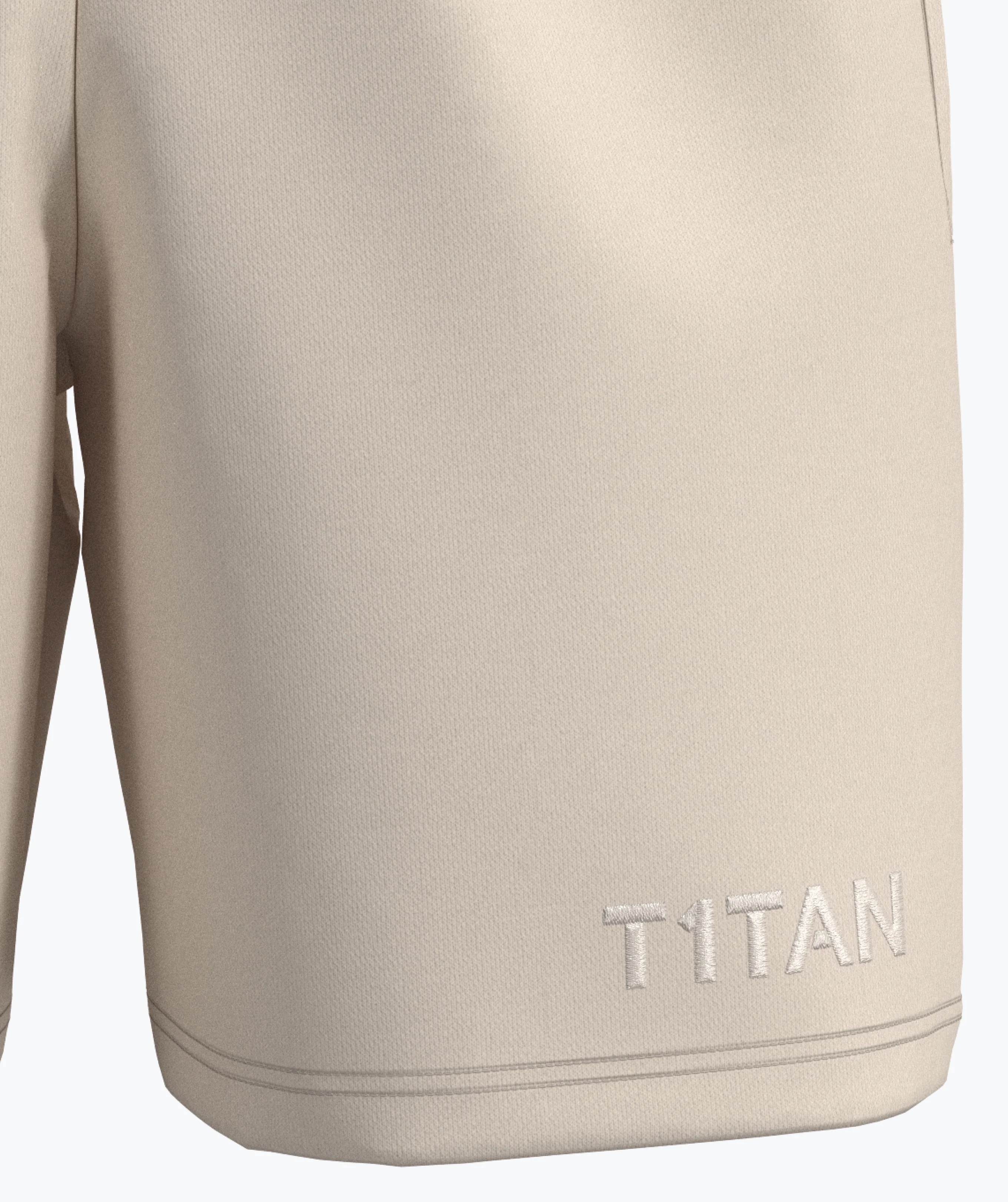 Athleisure Shorts - Creme - Image 8