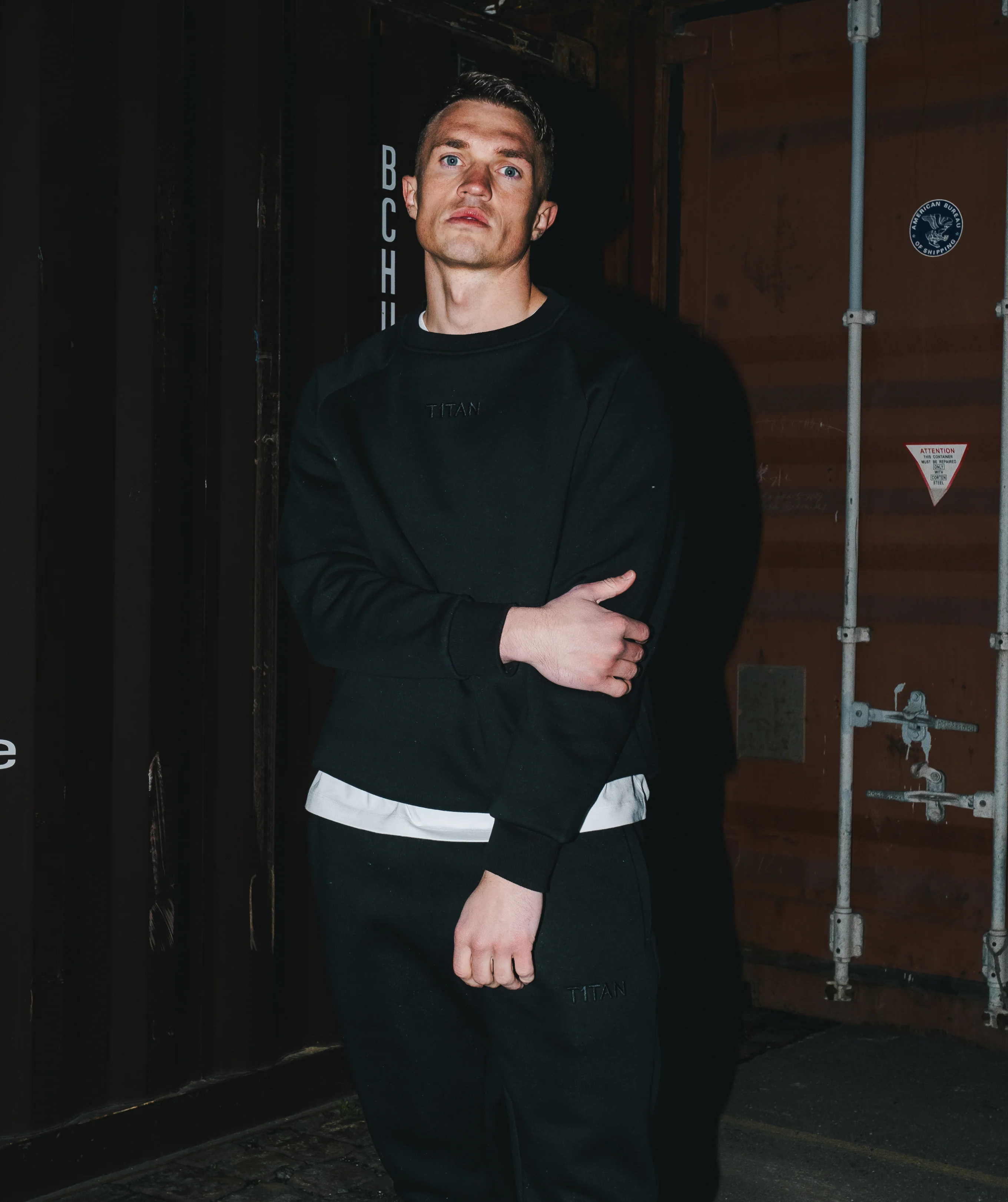 Athleisure Sweatshirt - Schwarz - Image 5