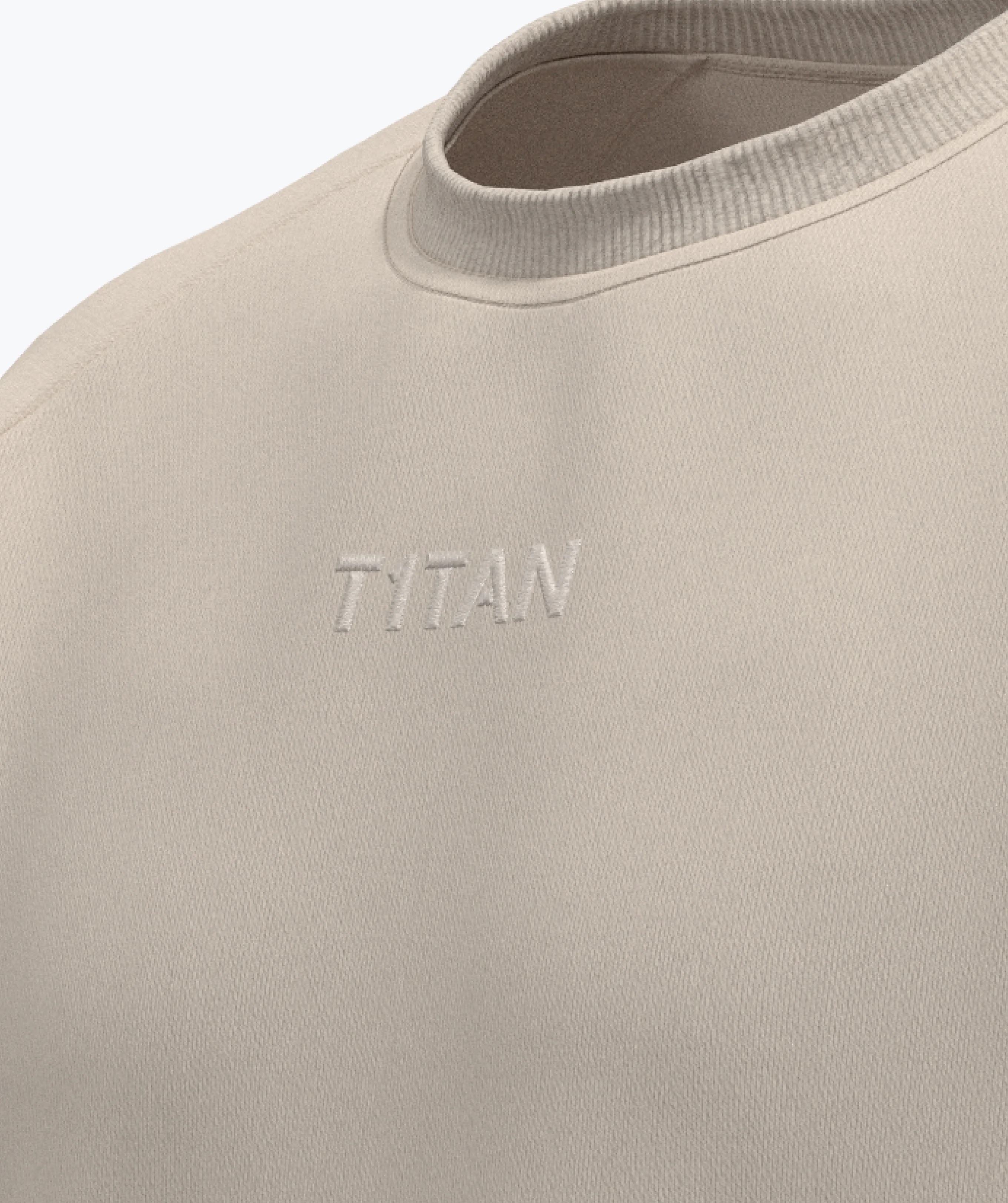 Athleisure Sweatshirt - Creme - Image 8