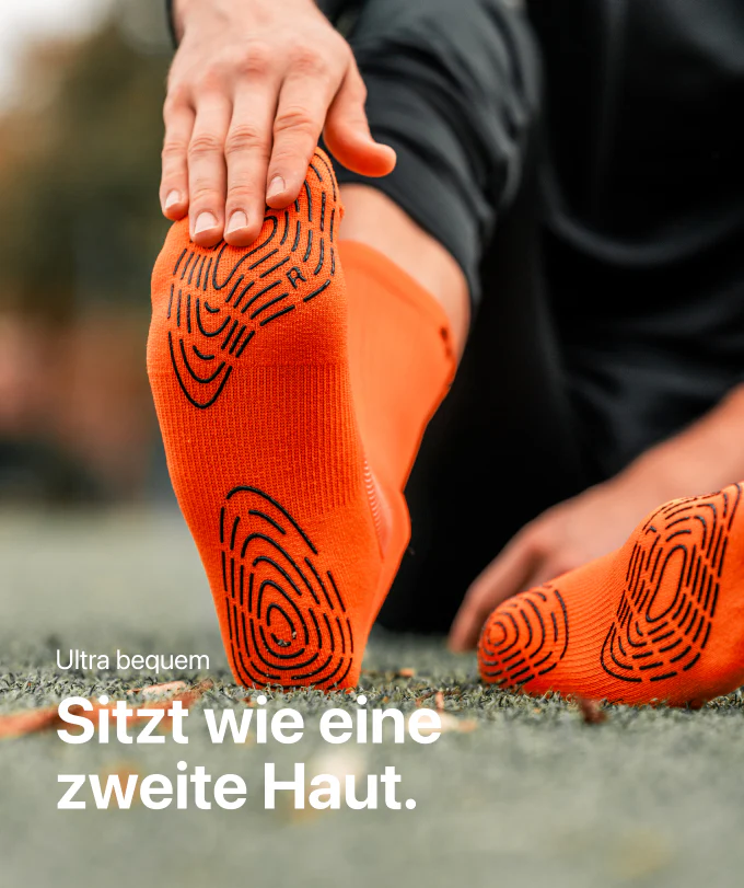 Grip Socks - Orange - Image 4